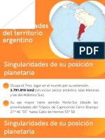 Singularidades Territoriales de Argentina