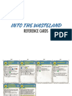 Into The Wasteland Reference Cards