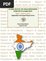 Download Hand Book Of Procedures Export  Import - Appendices and Aayat Niryat Forms by focusindiagroup SN59333163 doc pdf