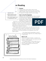 Active Reading Graphic Organizer