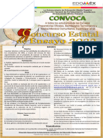 Concurso Estatal de Ensayo 2022