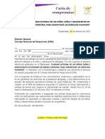 Carta de Compromiso Del Participante