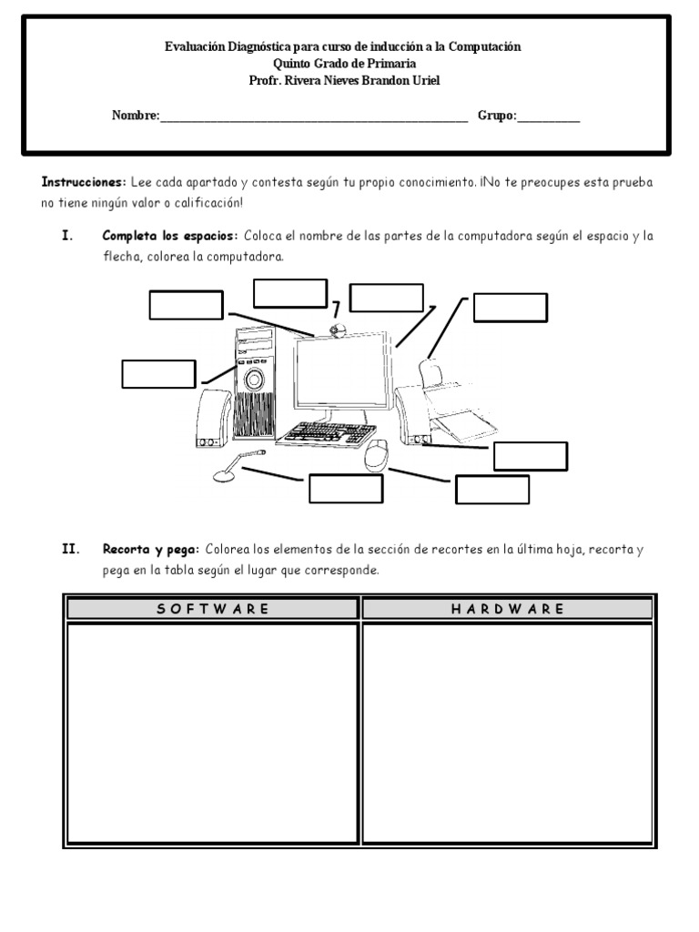 Actividades de Computación para Niños | PDF | Sistema operativo ...