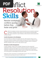 Conflict Resolution Skills