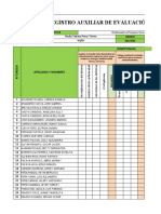 Registro de Evaluación 1° A