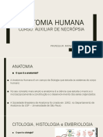 Aula 2 30.11 - Anatomia Humana - Sist Esquelético