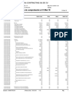 Balanza de Comprobación Al 31/mar/19: Via Contracting Sa de CV