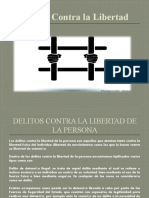 Delitos contra la libertad de la persona CPL