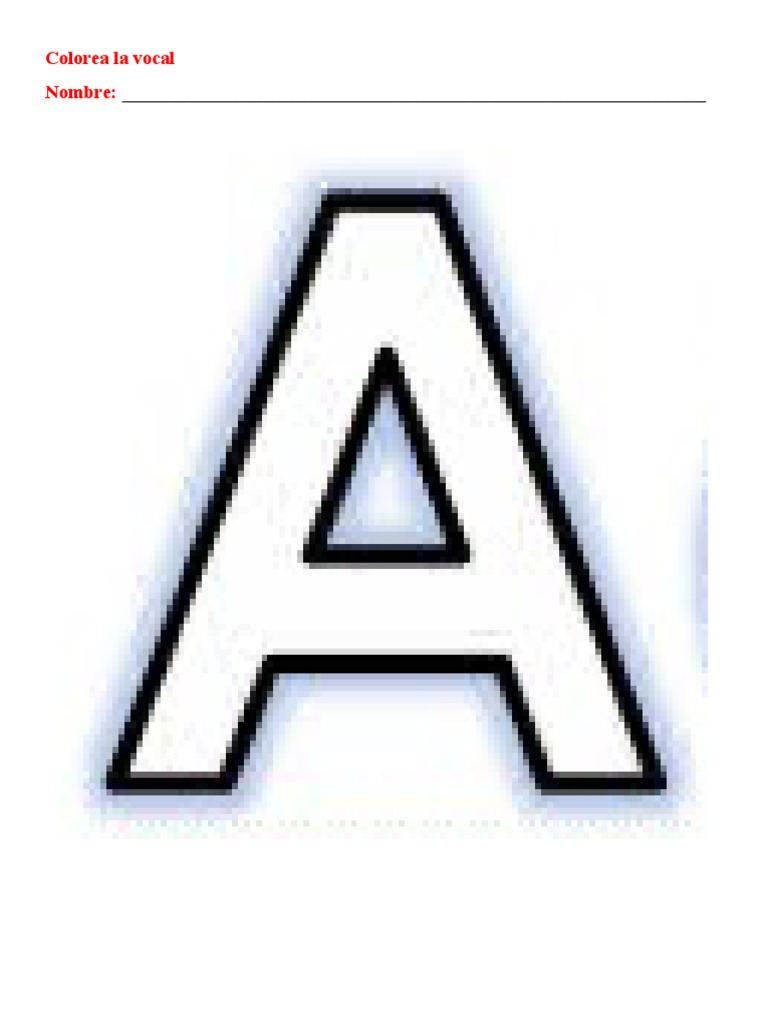 Cuadernillo Vocales Para Imprimir Pdf Gratis