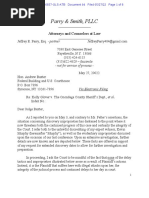 Letter To Judge Dancks (Doc 74) Re: Sidney Manes V DA Fitzpatrick, Dr. Erik Mitchell