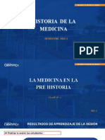 1.-Medicina en La Prehistoria-Ppt - Historia de La Medicina - Sem-2 - Sesion-01 - 2022-1