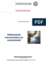 2. TIPOS DE DELINCUENCIA