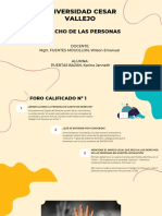 Derecho de Las Personas - Foro 1