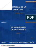 1.-Medicina en La Prehistoria-Ppt - Historia de La Medicina - Sem-2 - Sesion-01 - 2022-1