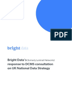 Bright Data's Response to UK National Data Strategy