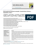 2013 Enfermedad de Parkinson avanzada. Características clínicas y tratamiento. Parte II
