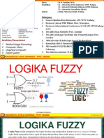 Aplikasi Fuzzy Logic (Pertemuan - 11)