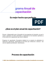 Plan Anual de Capacitación