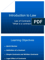 Contractual Law Intro