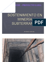 Sostenimiento en Mineria Subterranea