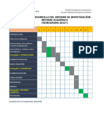 Ejemplo de Cronograma Investigación Formativa