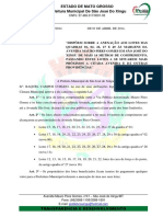 Lei Municipal 551 2014 Dispõem Sobre A Anexação Aos Lotes Das Quadras 01, 02, 26, 27 e 49 Às Margens Da Avenida Mauro Pires Gomes