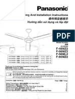 HDSD & LD Ceiling Fan F-60mz2