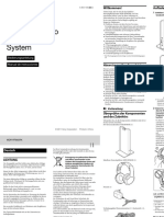 Manual Sony RF865RK