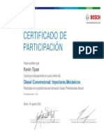 Diesel Convencional Inyectores Mecánicos - Certificado