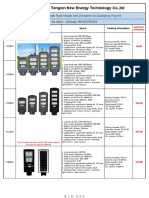 2022 Tongxin All in One Solar Street Light Price List