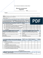 Socioemocional - Secundaria - Diagnóstico