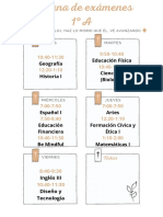 Calendario de Examenes