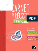 Carnet de Réussite Français 2de1re