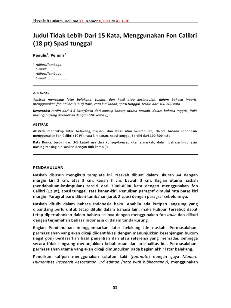 Template Risalah Hukum Unmul | PDF | Pengelolaan Keuangan & Uang ...