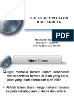 Tujuan Mempelajari Ilmu Akhlak