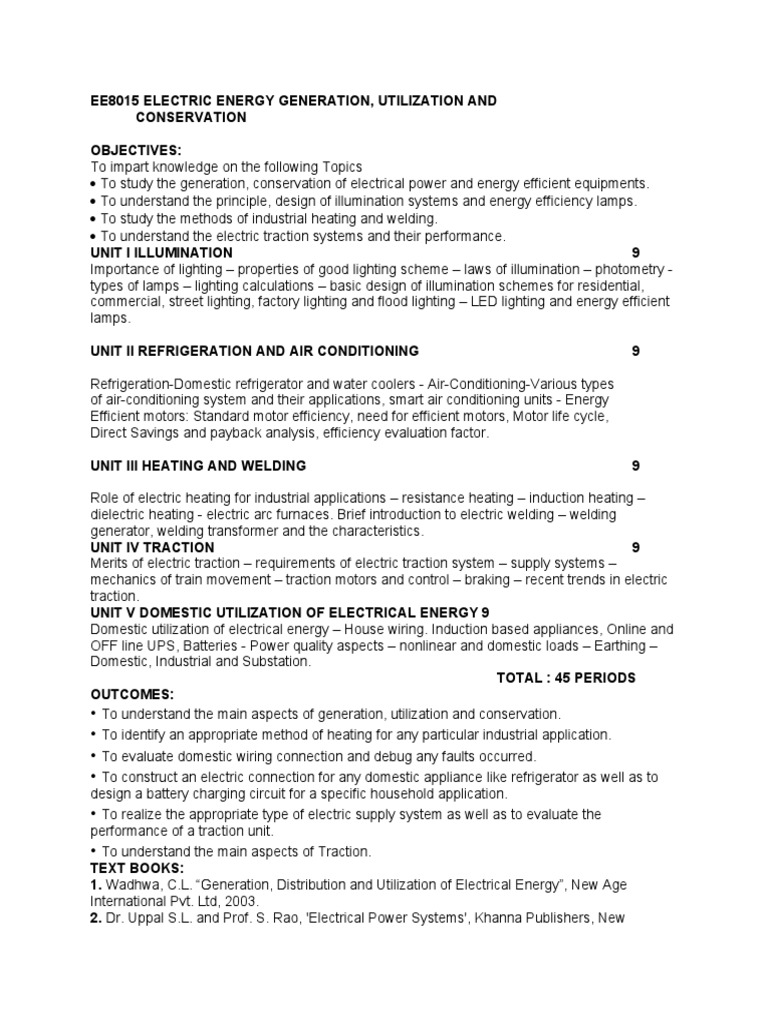 Electric Energy Generation | PDF | Lighting | Construction