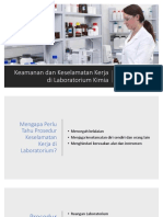 Keselamatan Kerja Di Lab Kimia