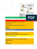 Money Purse Comprehensive Retirement Planning Sheet