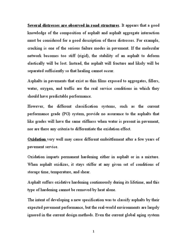 Understanding Asphalt Performance Issues | PDF | Road Surface | Asphalt