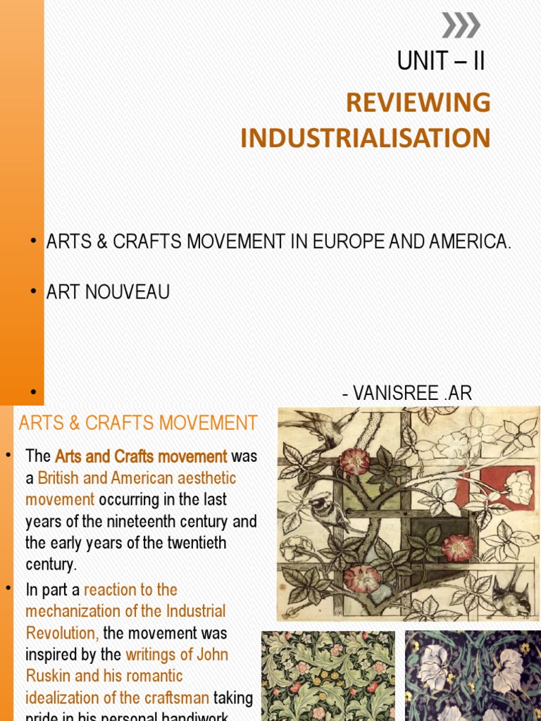 Arts and Crafts Movement Overview | PDF | William Morris | Arts And ...