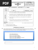 Worksheet #11 - UNIT 2