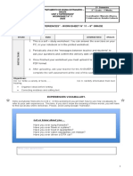 Worksheet #11 - UNIT 2