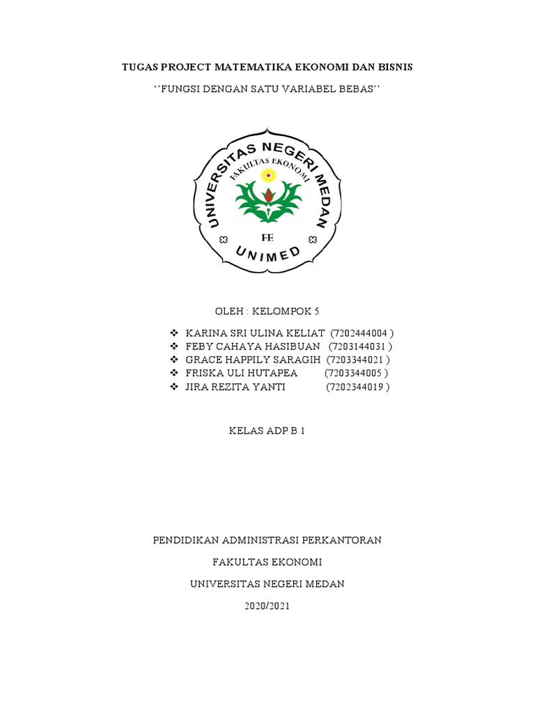 Project Matematika: Optimasi Fungsi | PDF