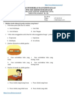 Soal PTS Kelas 1 Tema 2 Sub 3&4 - (WWW - Kherysuryawan.id)