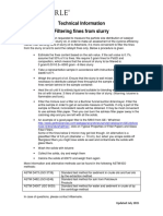 Slurry Filtering Method - Guide2017