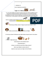 Grade 5 French Revision Worksheet VI Eagle and Owl