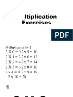 Multiplication Exercises