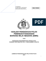 Hanjar Pendidikan Polri Pemindahtanganan Barang Milik Negara (BMN)