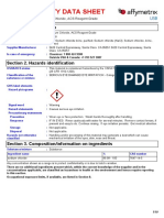 SAFETY DATA SHEET FOR SODIUM CHLORIDE