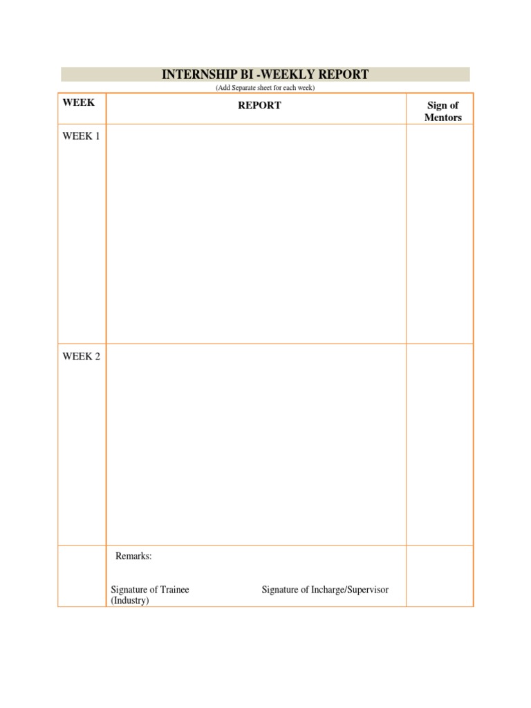 Biweekly and Monthly Report | PDF